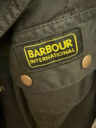 Chaqueta Barbour International Negra Talla S