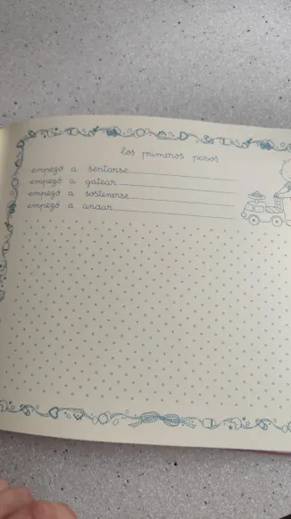 Diario de evolución y crecimiento del bebé