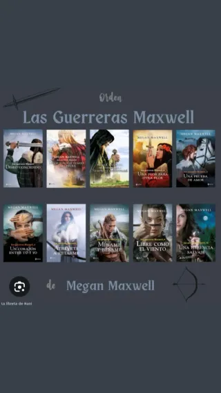 Libros Las Guerreras Maxwell lote 10 libros