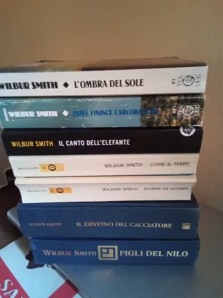 Lotto 7 romanzi di Wilburn Smith