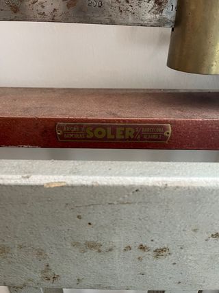 Báscula industrial antigua