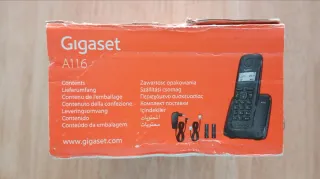 Teléfono Inalámbrico Gigaset A116 Negro