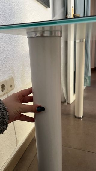 NEGOCIABLE Comedor de cristal + mantel protector