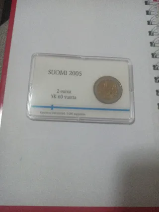 Moneda 2 euros Finlandia 2005