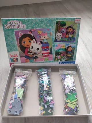 Puzzles Clementoni 5+ y Trefl 4+