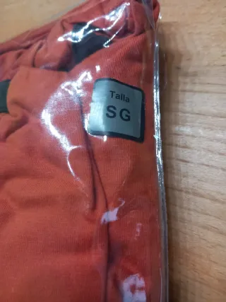 Pijama caballero Visto Bueno naranja