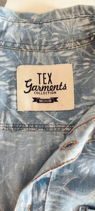 Camisa TEX Garments manga corta estampada