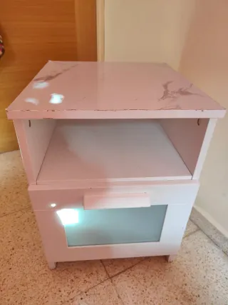 Comodino bianco Ikea