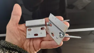 Mueble de Almacenamiento marrón y negro