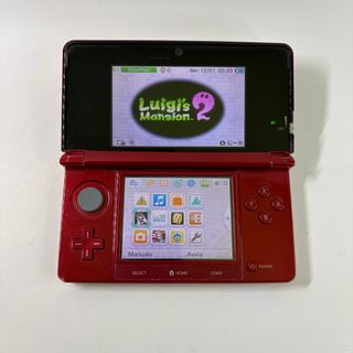 Nintendo 3DS Rosso con 4 Giochi e accessori