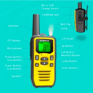 2 Walkie Talkies KOMVOX GT60, nuevos.