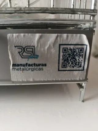 Jaula para parejas plateada