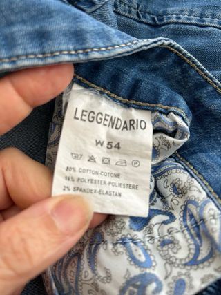 Bermuda vaquera Leggendario hombre Talla L W54