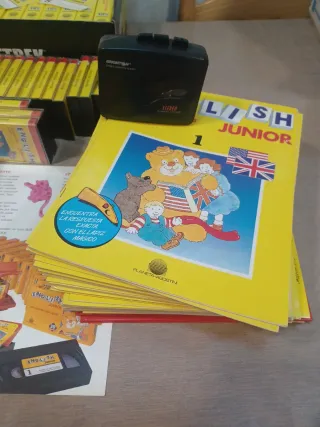 Corso inglese junior con nastri VHS