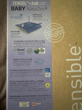 Sábana bajera minicuna impermeable B-Sensible