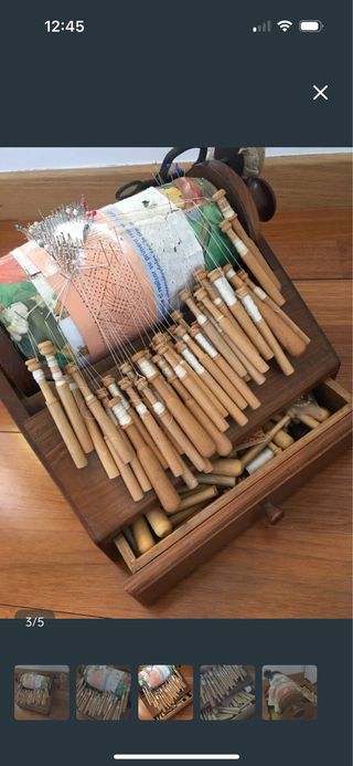 Mundillo Cilindrico Bolillos Rulo