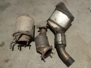 1 catalizador BMW 1 fiat + 1 Filtro Partículas Fia