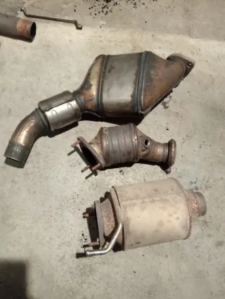 1 catalizador BMW 1 fiat + 1 Filtro Partículas Fia