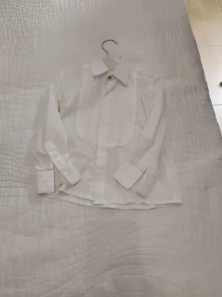 Traje Flamenco Niño Negro y Blanco Talla 2-3 años