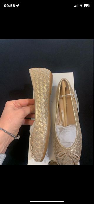 Ballerine Geox Oro Nuove Tg 36