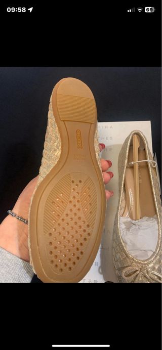 Ballerine Geox Oro Nuove Tg 36