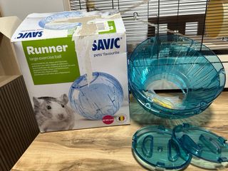 Jaula Hámster Beige y Negra