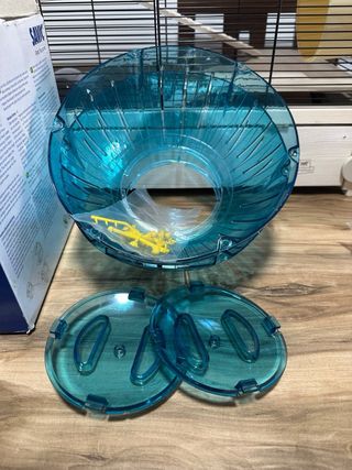 Jaula Hámster Beige y Negra