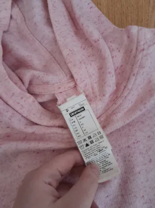 Sudadera rosa Decathlon