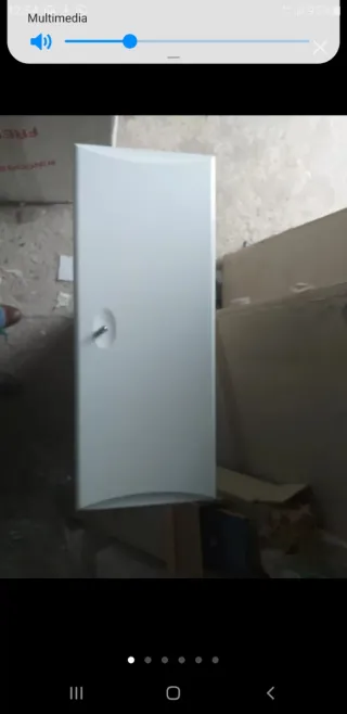 Puerta lacada blanca 25×74