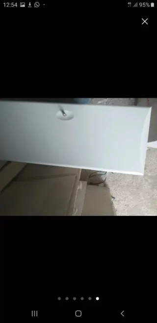 Puerta lacada blanca 25×74