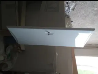 Puerta lacada blanca 25×74