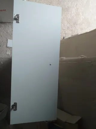 Puerta lacada blanca 25×74