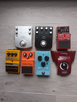 Pedales de guitarra