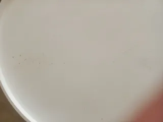 Conjunto 2 mesas redondas blancas