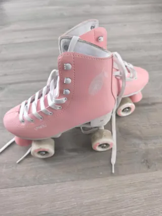 Patines rosas para niña talla 37