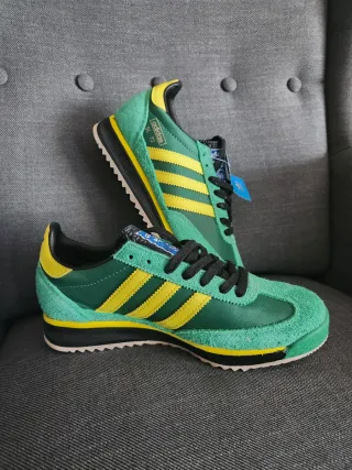 Zapatillas Adidas SL72 Talla 40 Verde/Amarillo.