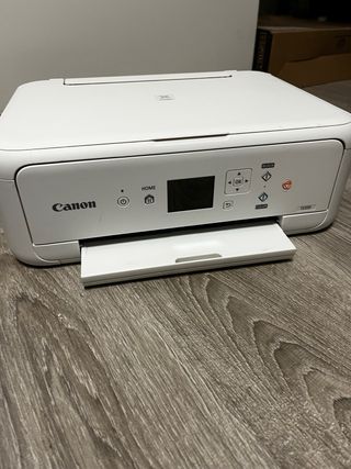 Impresora Canon Blanca y escáner