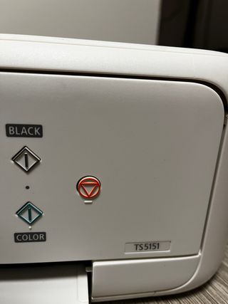 Impresora Canon Blanca y escáner