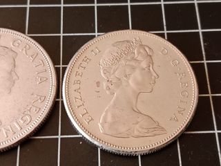 2 Monete Canada 1 Dollaro Argento 1964 e 1967