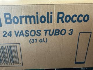 Pack 24 Vasos Bormioli Rocco 31 cl. Calidad.