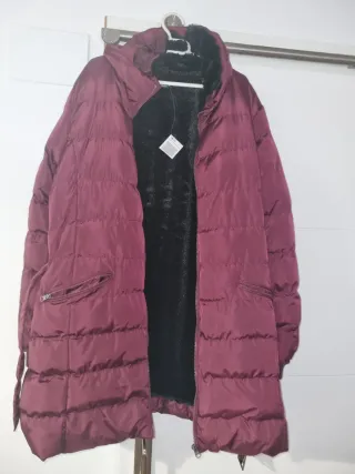 Chaquetón acolchado con pelo interior