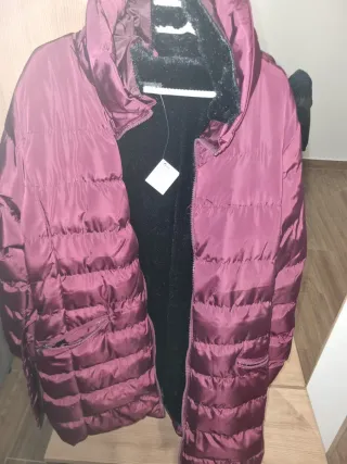 Chaquetón acolchado con pelo interior