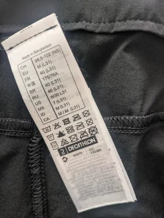 Pantalón travesía mujer negro T40 Quechua