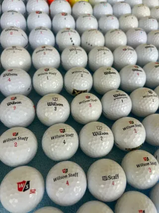 134 BOLAS DE GOLF WILSON STAFF Y WILSON