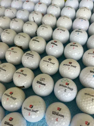 134 BOLAS DE GOLF WILSON STAFF Y WILSON