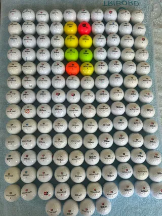 134 BOLAS DE GOLF WILSON STAFF Y WILSON