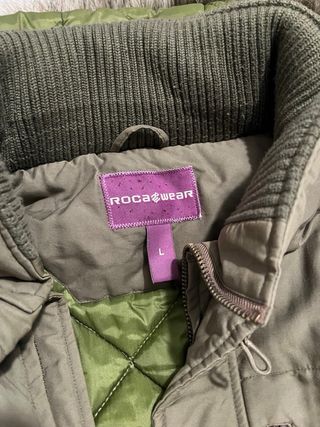 Chaqueton Rocawear verde con capucha