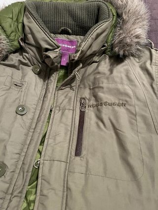 Chaqueton Rocawear verde con capucha
