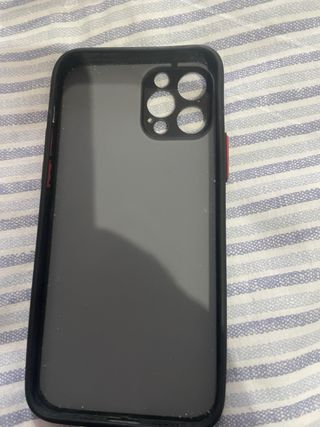Funda móvil negra iPhone 12 Pro