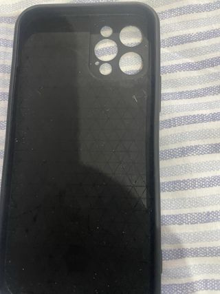 Funda móvil negra iPhone 12 Pro
